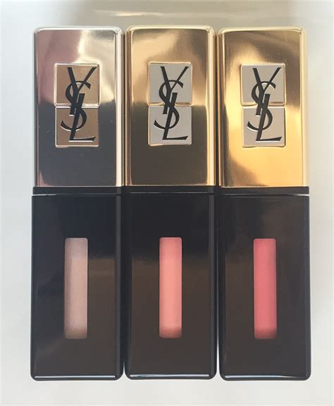 ysl glossy stain swatches wet nude|YSL Pop Water Collection Glossy Stains .